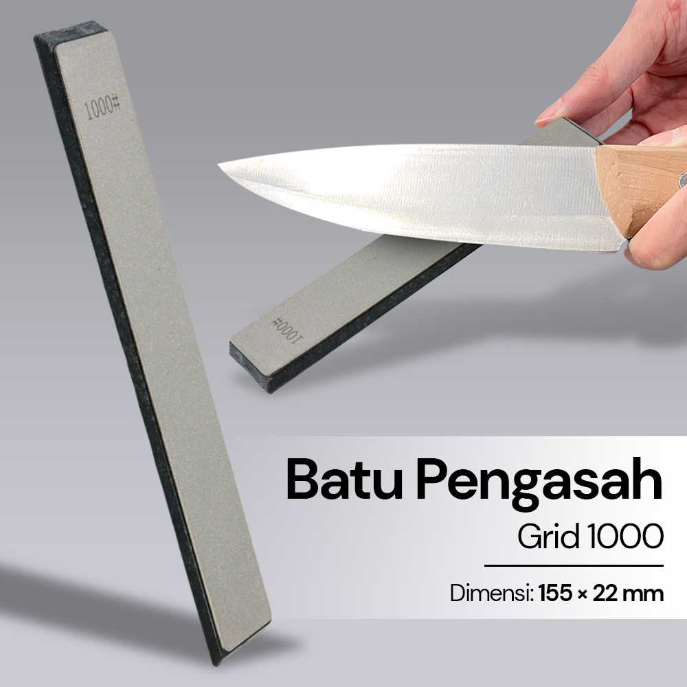 RSCHEF Batu Pengasah Pisau Whetstone Knife Sharpener 1000 Model Large - RSC01