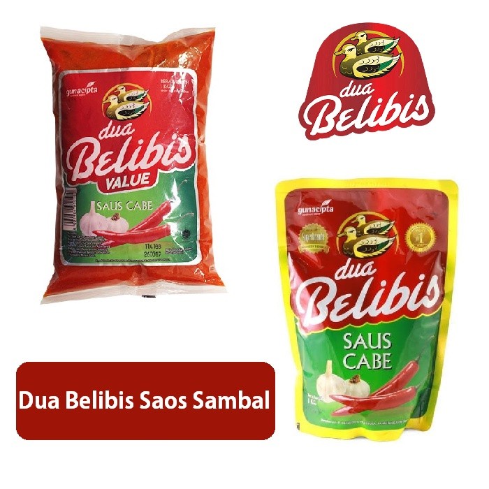 

Dua Belibis 1 Kg Saos Sambal Value / Saus Cabe / Saus Tomat Refill