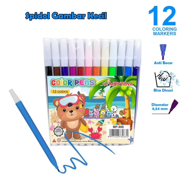 

ADK-G114-SPIDOL 12 warna HARGA MURAH