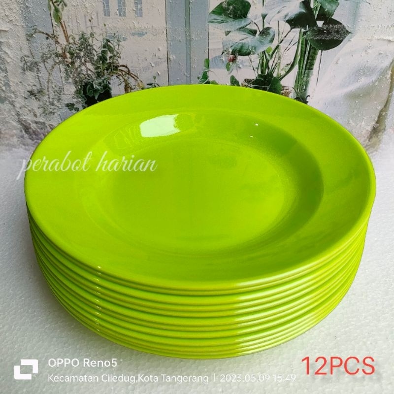 piring makan melamine 23cm 9inc original Singa singi diner ware food grade SNI tebal kuat tahan pana