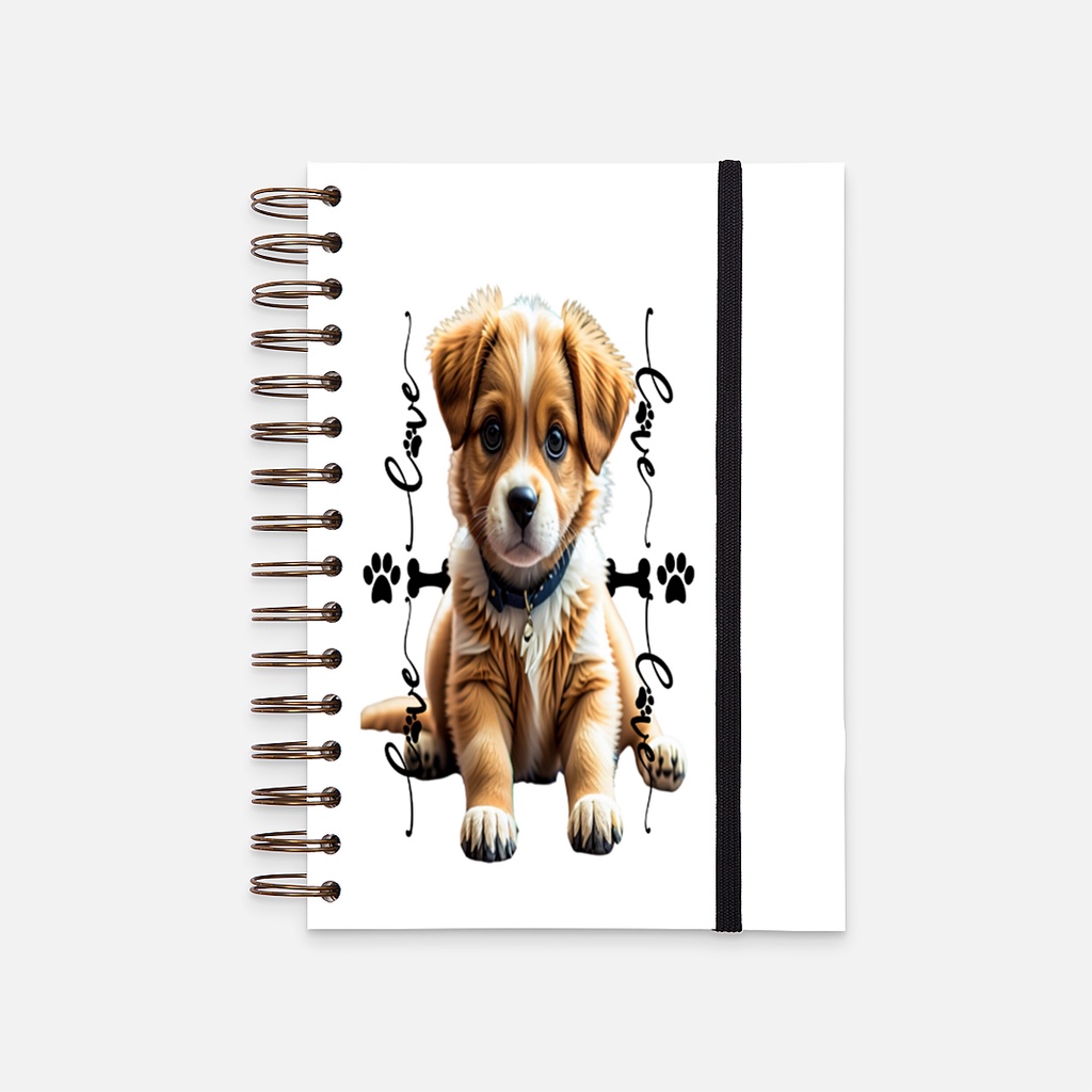 

Hard Cover Notebook I Love My Dog Notebook