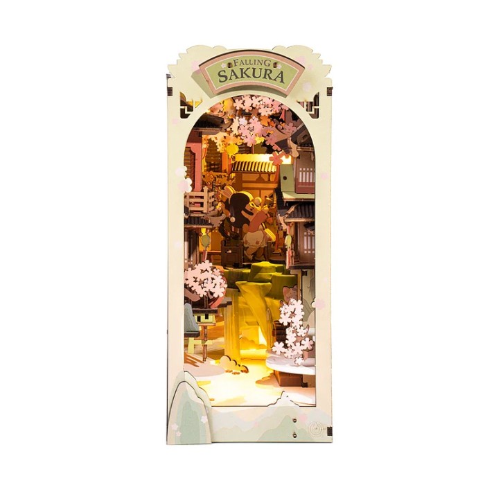 ROLIFE Robotime Rolife DIY Book Nook Fall Sakura TGB05