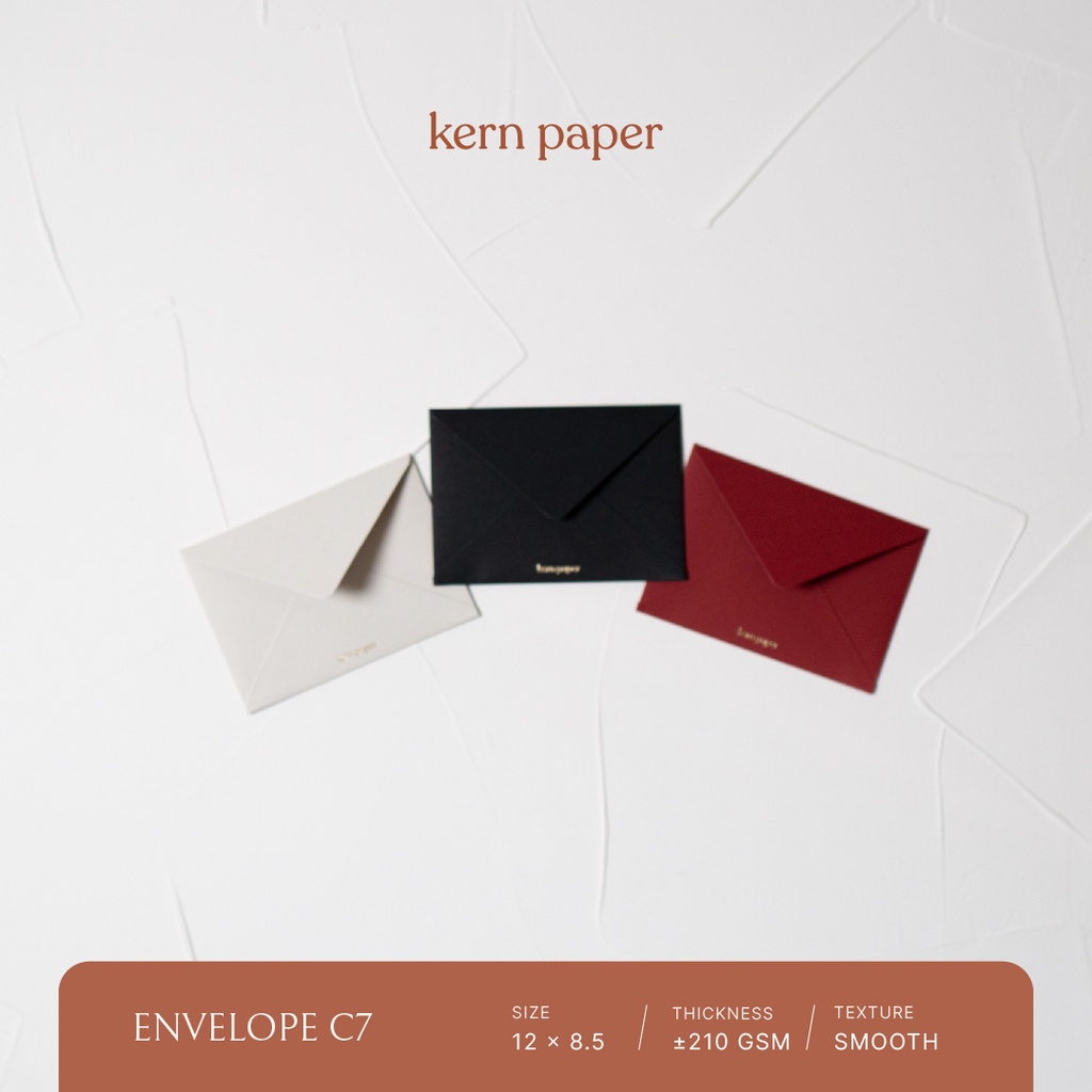 

Kern Paper Amplop C7 A7 - Series 1 | Amplop Undangan Kartu Ucapan Premium Paper