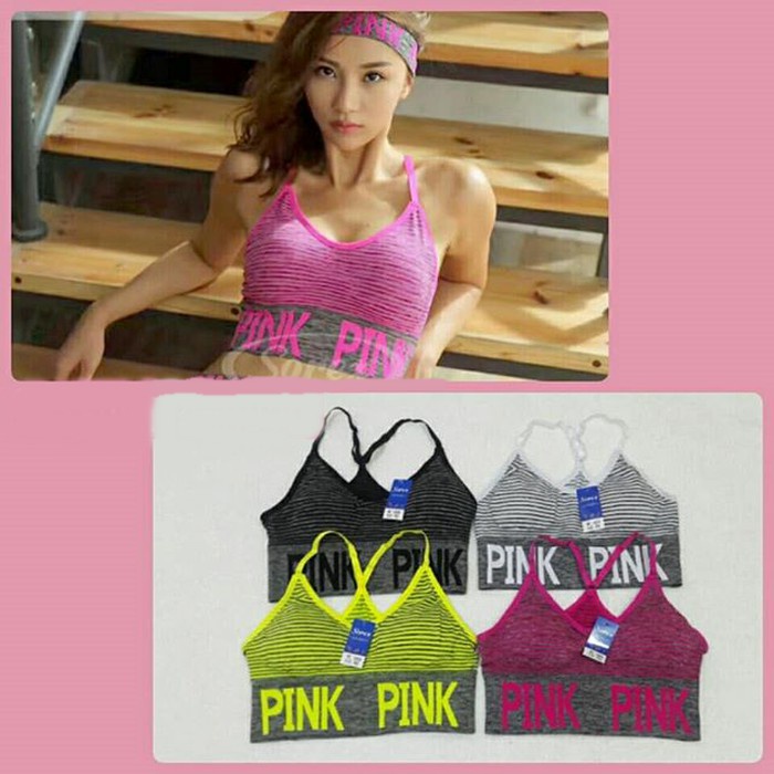 [LADIES UNDERWEAR] Sport Bra 1045 Sorex PINK