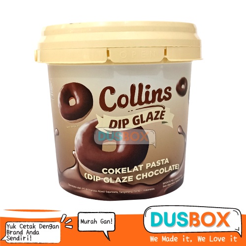 

p4yu Collins Choco Crunchy 1 kg / Collins Dip Glaze / Collins Coklat / Collins Strawberry Susu