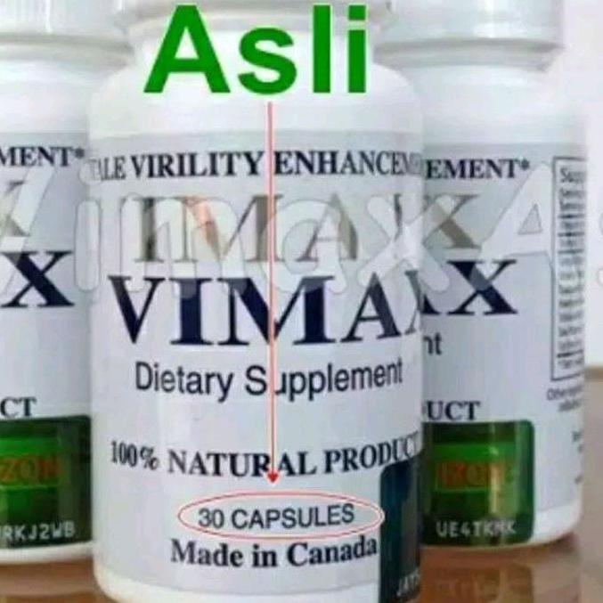 PROMO - VIMAX ASLI CANADA 100% ORIGINAL OBAT KUAT PEMBESAR BPOM PEMANJANG PENIS KELAMIN PRIA DEWASA 