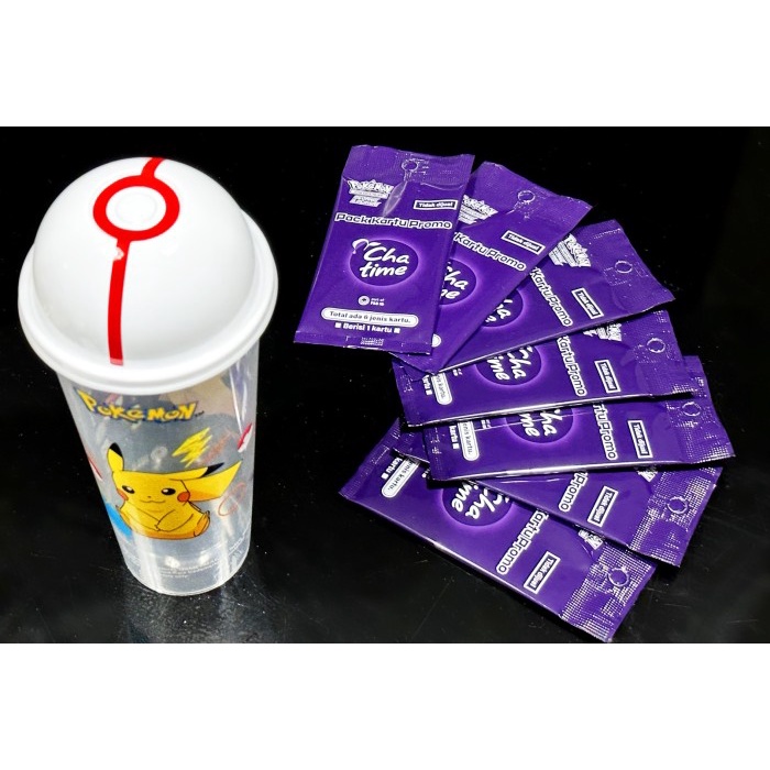 FREE CUP Pokemon Chatime  pack Sealed tcg trading card - Cup Only