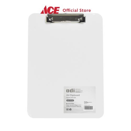 

Ace - Odi Papan Clipboard A4 - Putih