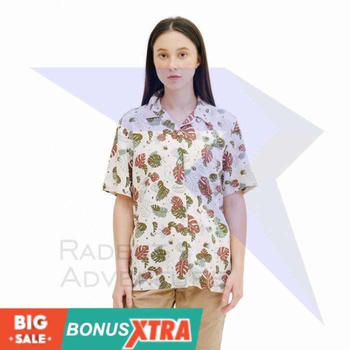 Kemeja Cewek EIGER1989 X-PEACE LILY SS SHIRT 91000 6616 Original Bandung  KEREN AWET