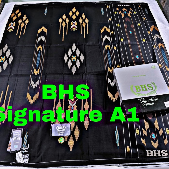 RAMADHAN Sarung BHS Royal SGF - signature hitam LEBARAN IDUL FITRI / ADHA