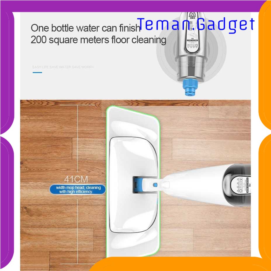 TG - ART JOOMOON Alat Pembersih Lantai 3 in 1 Water Spray Sweeper Mop - FD-11P