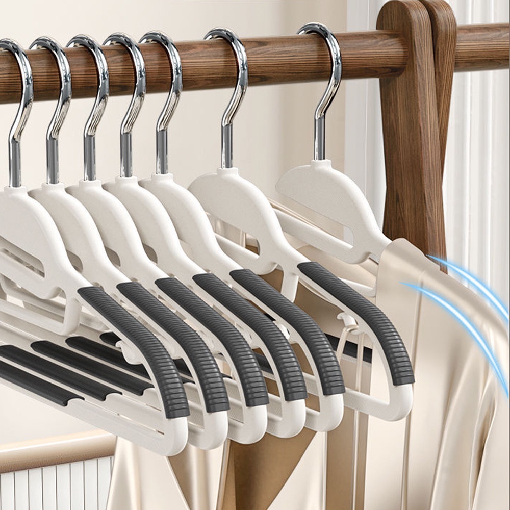 Hanger Baju Anti Slip Aesthetic Anti-Slip Clothes Hanger Gantungan Pakaian Plastik