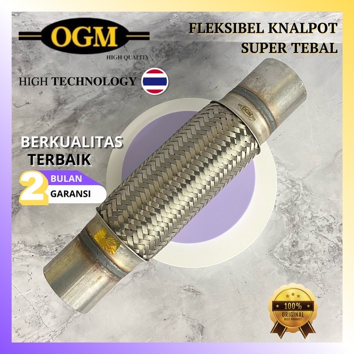(COD) OGM - FLEKSIBEL FLEXIBLE KNALPOT MOBIL HONDA JAZZ FIT SUPER TEBAL BERKUALITAS TERBAIK