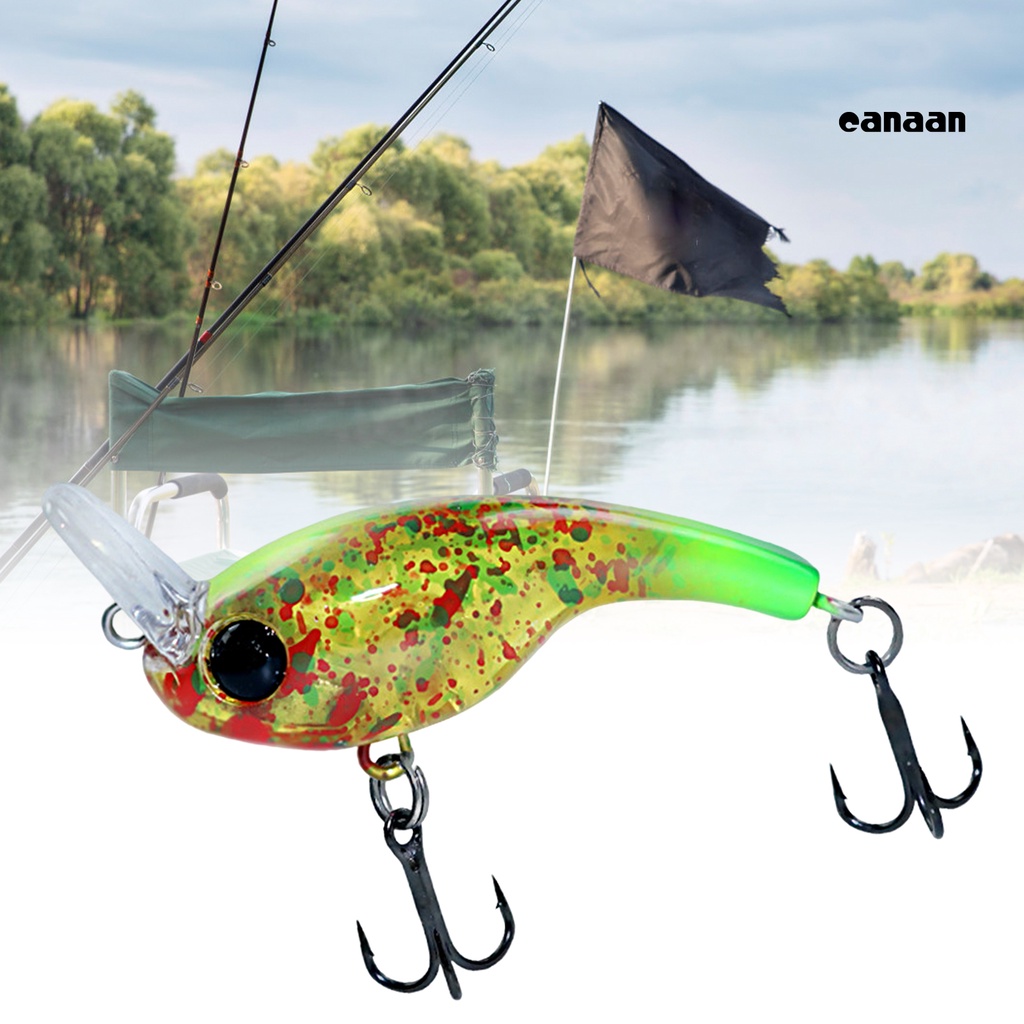 Cnn-7.4g Umpan Pancing Bentuk Hidup Tahan Air Buatan Pengerjaan Halus Pemasangan Mudah Tenggelam Crankbait 3D Mata Realistis Umpan Pancing Untuk Pecinta Memancing
