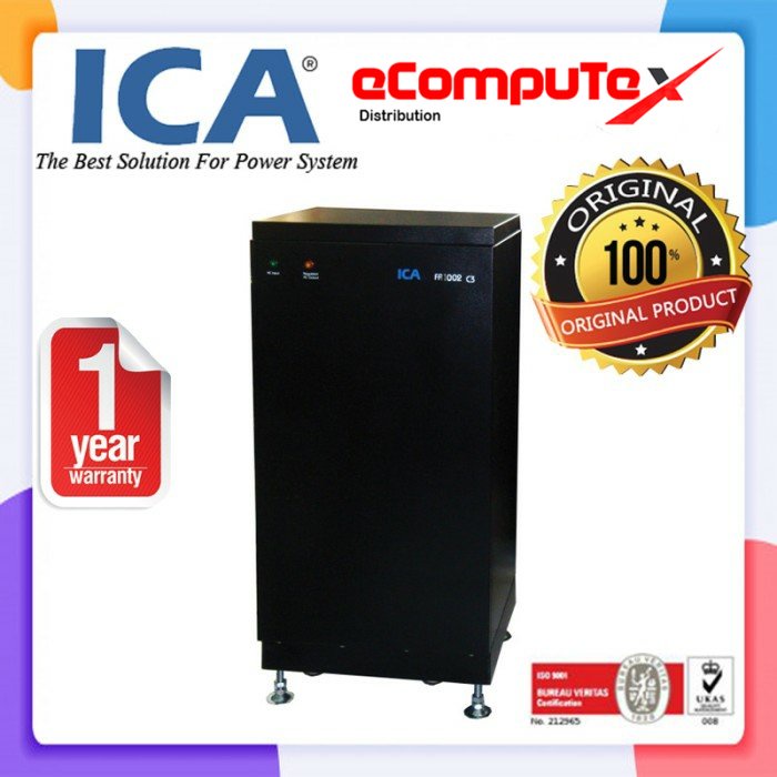 STABILIZER ICA FR-1002C3 FR1002C3 / 10000VA (H) 3 PHASE GARANSI RESMI