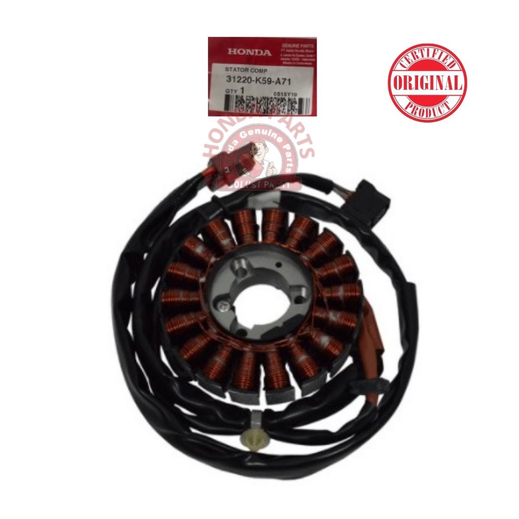 SEPUL SPULL SPUL CKP STATOR COMP NEW VARIO 150 ESP K59J 2018 31220-K59-A71 ORIGINAL AHM HGP HONDA