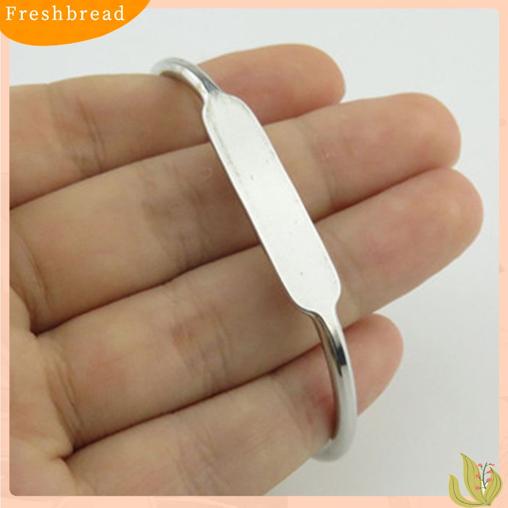 &lt; Freshbread &gt; Wanita Fashion Dipoles Pembukaan Adjustable Cuff Bangle Gelang Perhiasan Hadiah