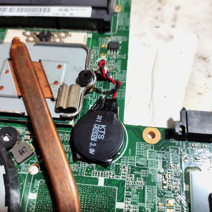 baterai Bios cmos Toshiba Satellite M840 C840 C800 C840