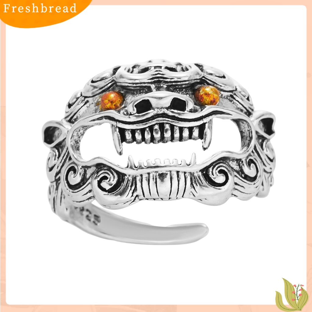 &lt; Freshbread &gt; Wanita Cincin Vintage 3D Kartun Desain Pembukaan Yang Dapat Disesuaikan Geometris Hias Hadiah Lady Kitten Brave Troops Sun Finger Ring Jewelry Untuk Kehidupan Sehari-Hari