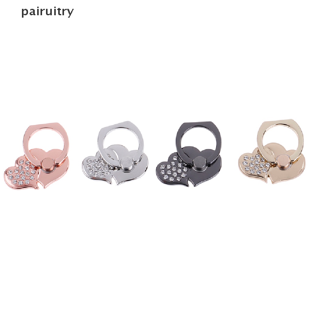 Prt Heart grip ring stand holder Untuk Semua Handphone Hp tablet 360jari  Prt