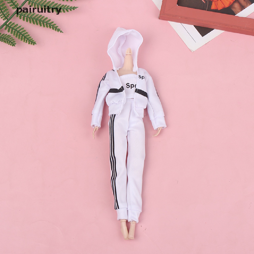 Prt 3Pcs/set Pakaian Olahraga Fashion Untuk1Per6 30cm Boneka Aksesoris Outfit Mainan Rumah Boneka PRT