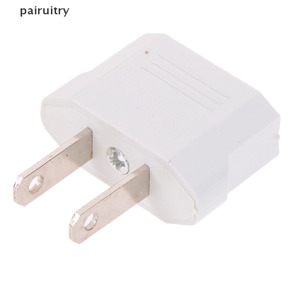 Prt 4Pcs plug Eropa usa eu to us plug us to eu plug travel charger adapter converter PRT