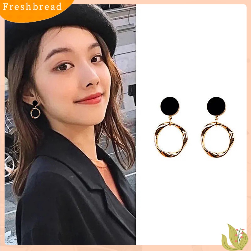 &lt; Freshbread &gt; 1pasang Wanita Anting Bunga Mutiara Imitasi Perhiasan Vintage Bow-knot Stud Earrings Perhiasan Hadiah