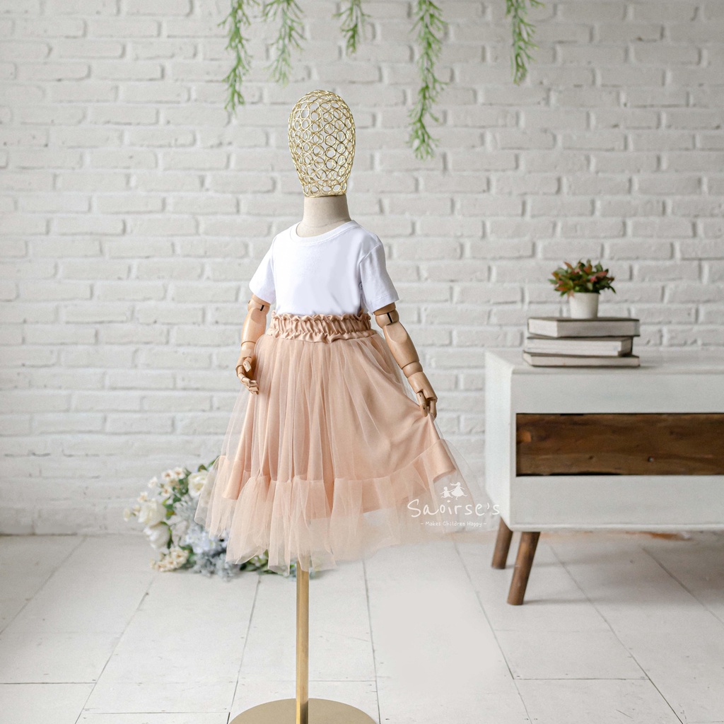 Saoirse's Zerra 3in1 Tulle Dress - Rok Top dan Dress anak perempuan bahan tulle lembut