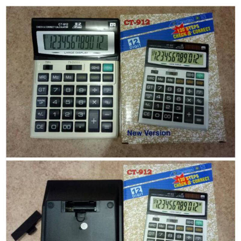Kalkulator CT-912 12 Digit Kalkulator Sedang murah harga grosir