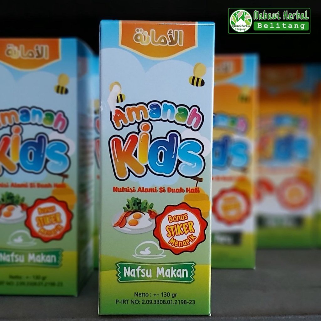 

Madu Nafsu Makan Amanah Kids Madu Gemuk Badan Anak Gemuk Sehat Anak Tambah daya tahan energi anak Asli