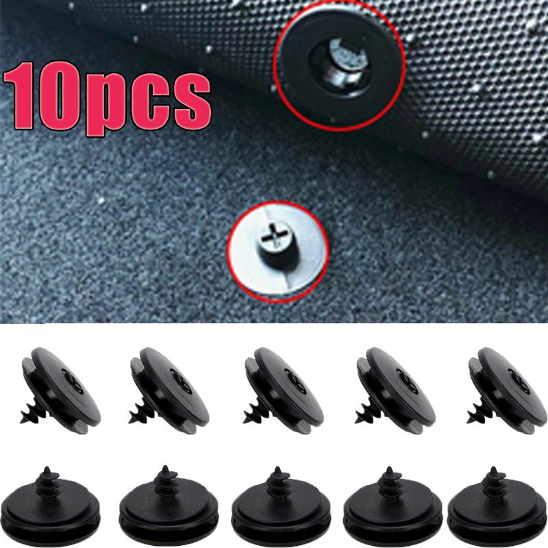 10pcs/set Klip Pengikat Bantal Mobil Yang Dapat Dilepas/3In1 Bantalan Kaki Gesper Tetap Aksesoris Pengikat Interior Otomatis