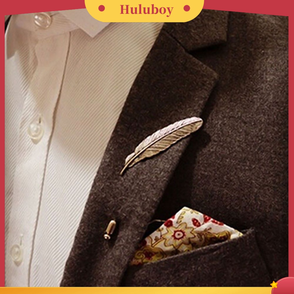 {Ready Stock} Bros Pin Kerah Bulu Pria Vintage Hias Elegan Untuk Jas
