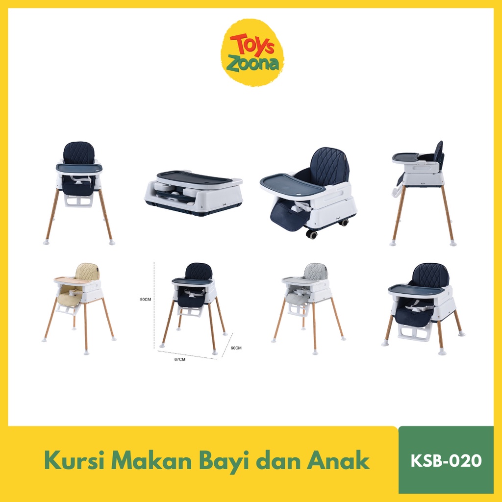 ToysZoona Baby Highchair KSB-020 High Chair Kursi Makan Bayi Anak