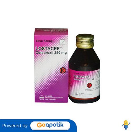 LOSTACEF FORTE 60 SIRUP KERING