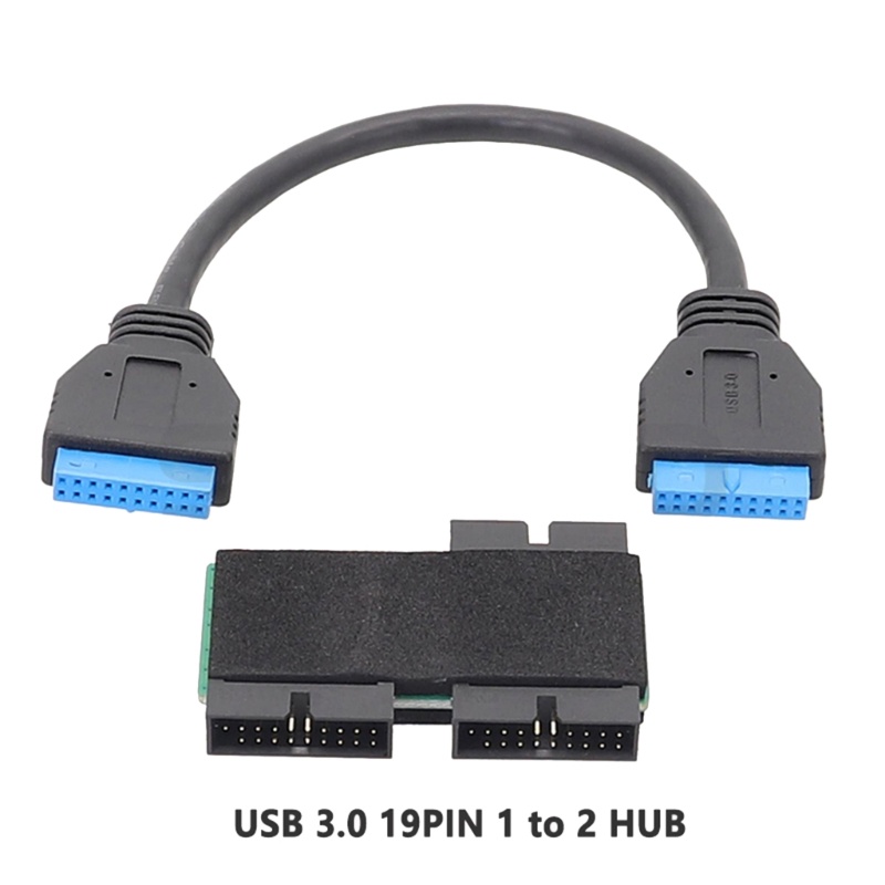 Konektor Adapter zzz 19pin Usb 3 0 1usb 19pin Female To 24pin Male Converter Hub