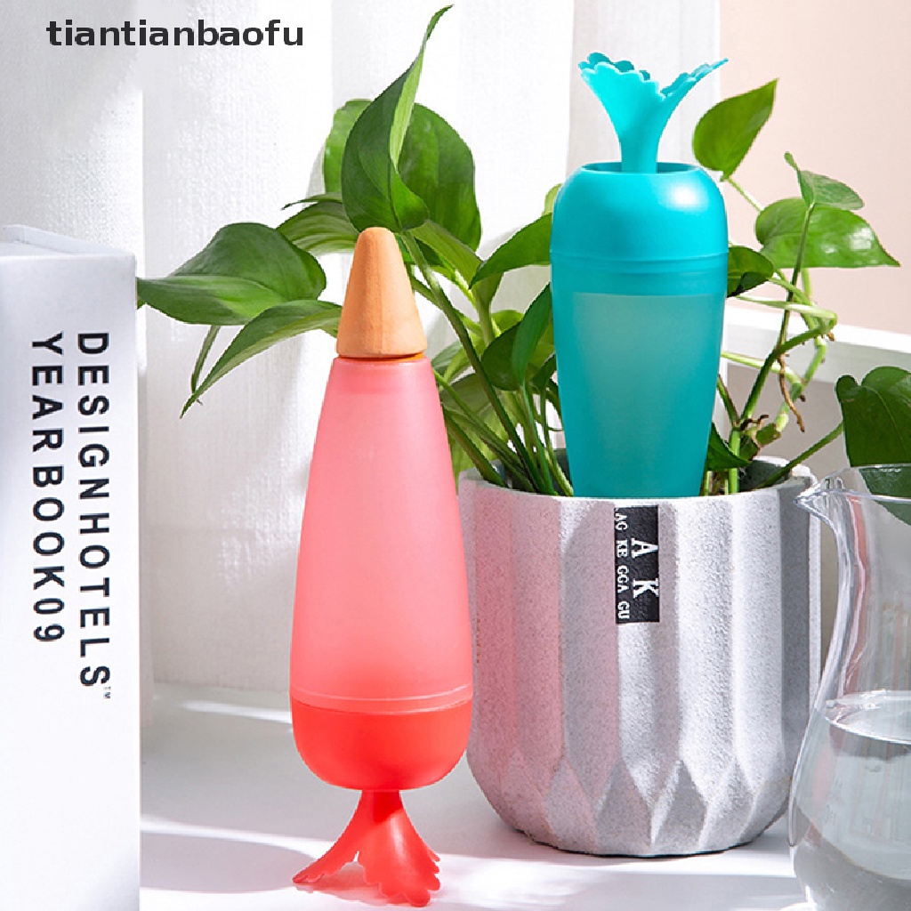 [tiantianbaofu] Wortel Besar Self Watering Alat Taman Plastik Travel Dripper Perangkat Irigasi Butik