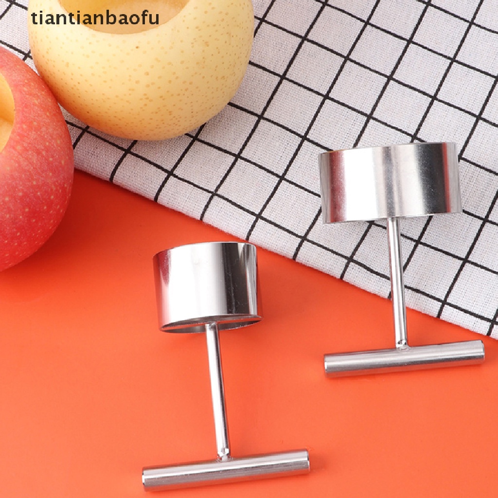 [tiantianbaofu] Stainless Steel Besar Core Puller Fruit Core Hole Digger Remover Dapur Gadget Butik