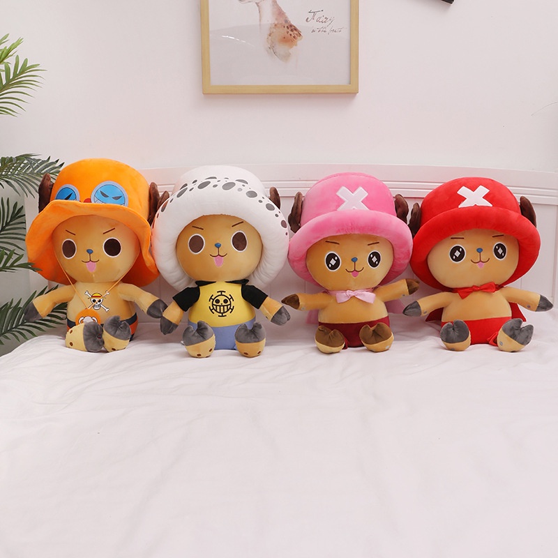 35cm 45CM Anime One Piece Chopper Mainan Mewah Boneka Bantal Lembut Stuffed Toy Untuk Ulang Tahun Anak
