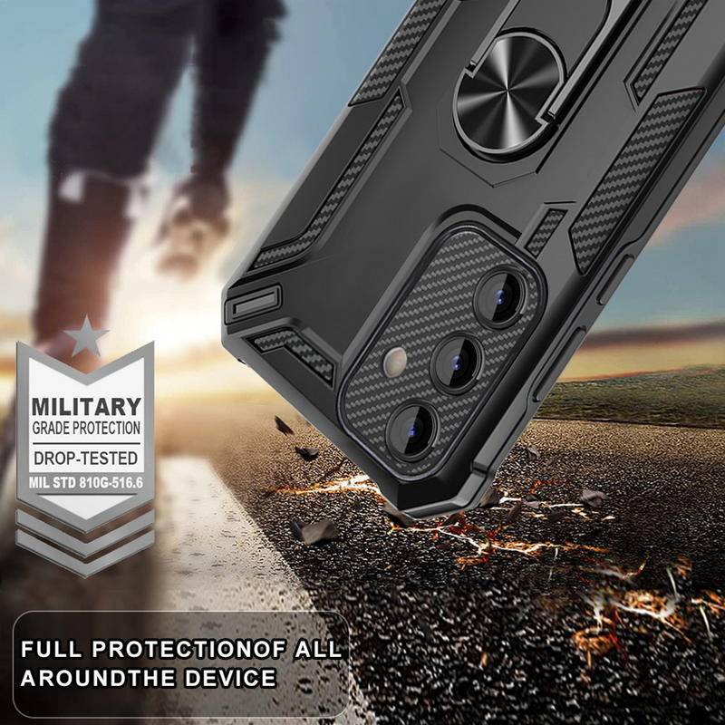 Case Cincin Bahan Metal Untuk Moto G9 Play Plus Power G100 EDGE G30 Power Magnetic Holder protect cover Untuk Moto G71 G60 G60S G50 G52 G20 G10