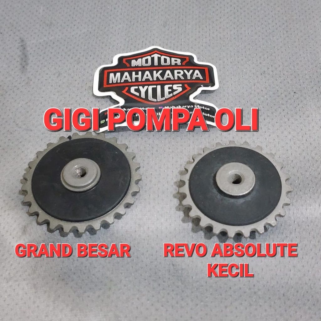 GIGI POMPA OLI GRAND SUPRA X REVO ABSOLUTE BESAR KECIL KWB GN5