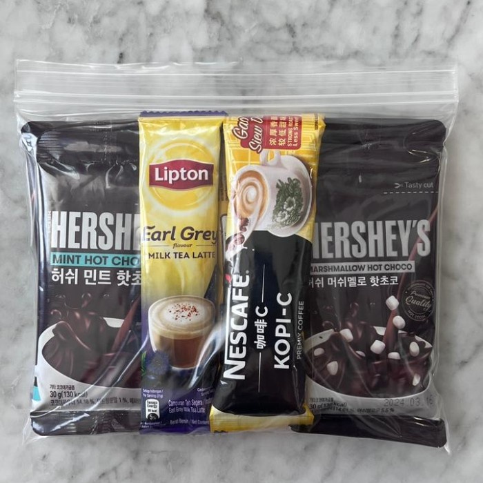 

[Powder Drink]Aneka Rasa Bundle Mix Sachets - 8 Sachets Variants - Hershey's, Nescafe, Lipton