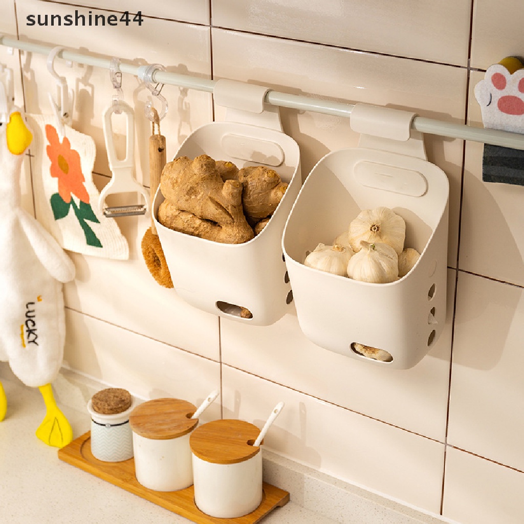 Sunshine Keranjang Gantung Serbaguna Kitchen Drain Drawer Organizers Wall Storage Box ID