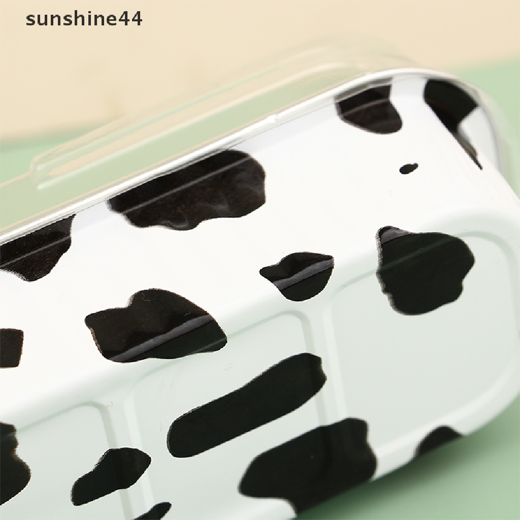 Sunshine 10Pcs Reusable Rectangle Aluminium Foil Tin Cup Dengan Tutup Cetakan Kue Puding ID