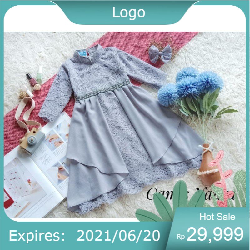 GAMIS BROKAT HALUS ANAK SAMPAI DEWASA  '"  GAMIS NAURA '"