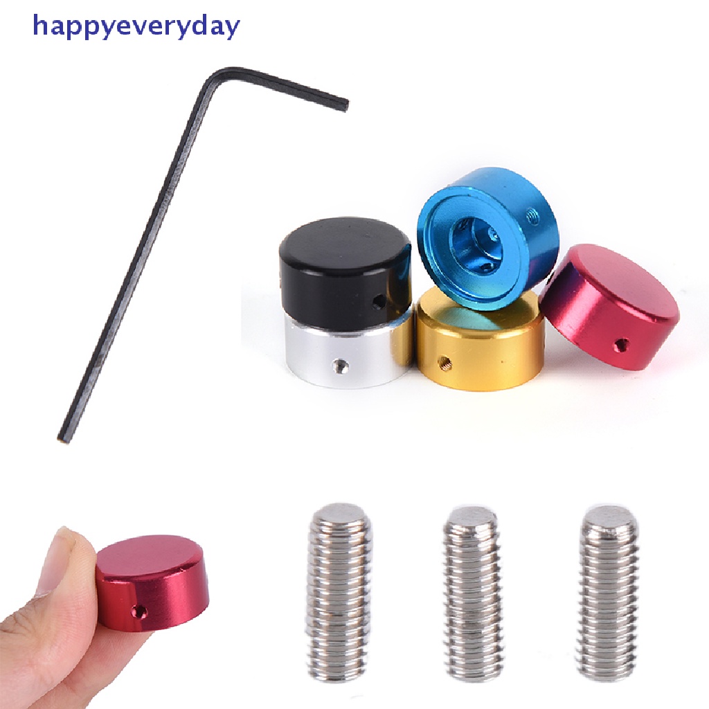 [happy] 1pc Footswitch Topper Pelindung Bumper Bahan aluminium alloy Untuk Pedal Efek Gitar [ID]