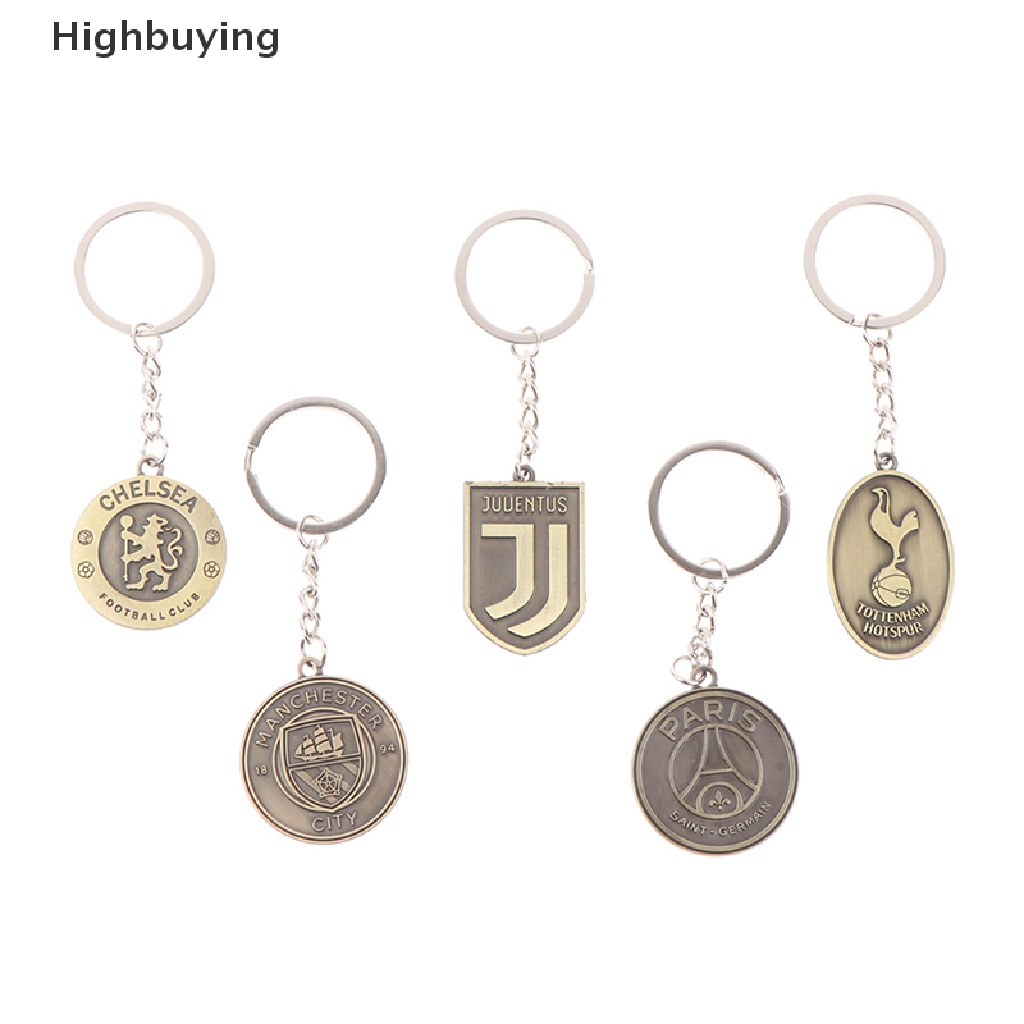 Hbid Gantungan Kunci Bintik Sepak Bola Bahan Baja Mainan Perhiasan Mini KeyChain Glory