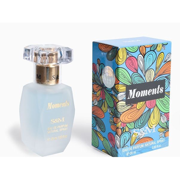 S&M Eau De Parfum Natural Spray Moments 25ml