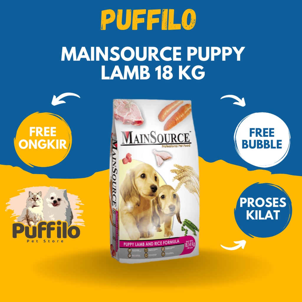 MAINSOURCE PUPPY LAMB 18KG