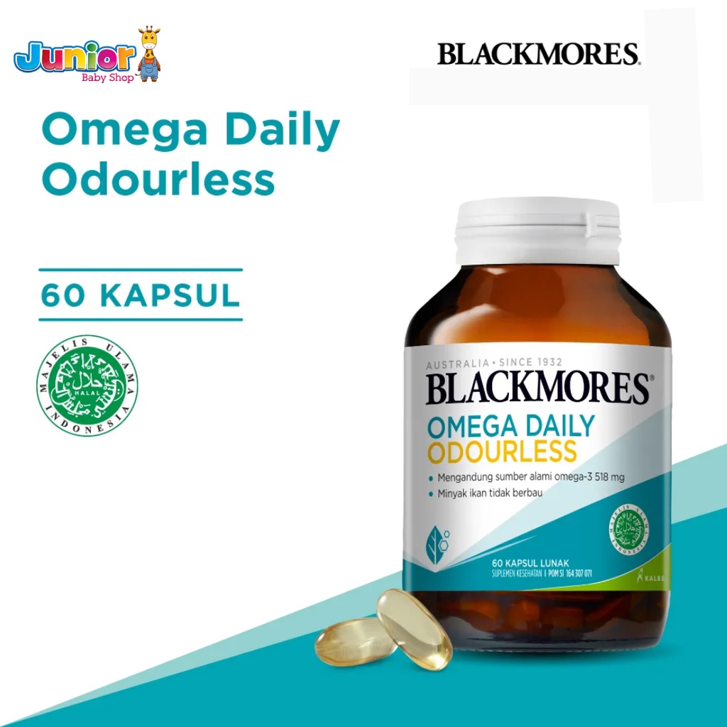 Blackmores Omega Daily Odourless 60 Kapsul