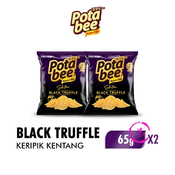 

Potabee Keripik Kentang Black Truffle 65 gr x 2 pcs